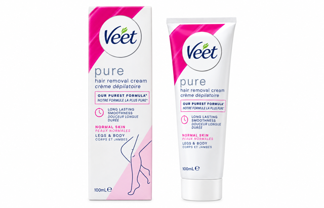 کرم موبر ویت مخصوص پوستهای حساس مدل پیور ۱۰۰ میل Veet Pure Hair Removal Cream for Sensitive Skin