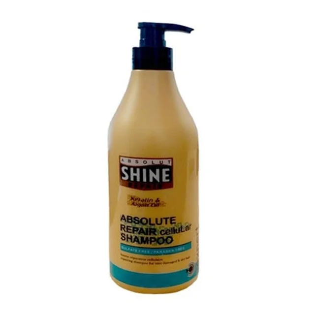 شامپو مو شاین بدون سولفات مدلshine Keratin & Argan Oil حجم 620 میل